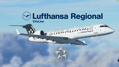 CRJ 700 - Star Alliance / Lufthansa Regional (CityLine) [8K] Ultra Quality