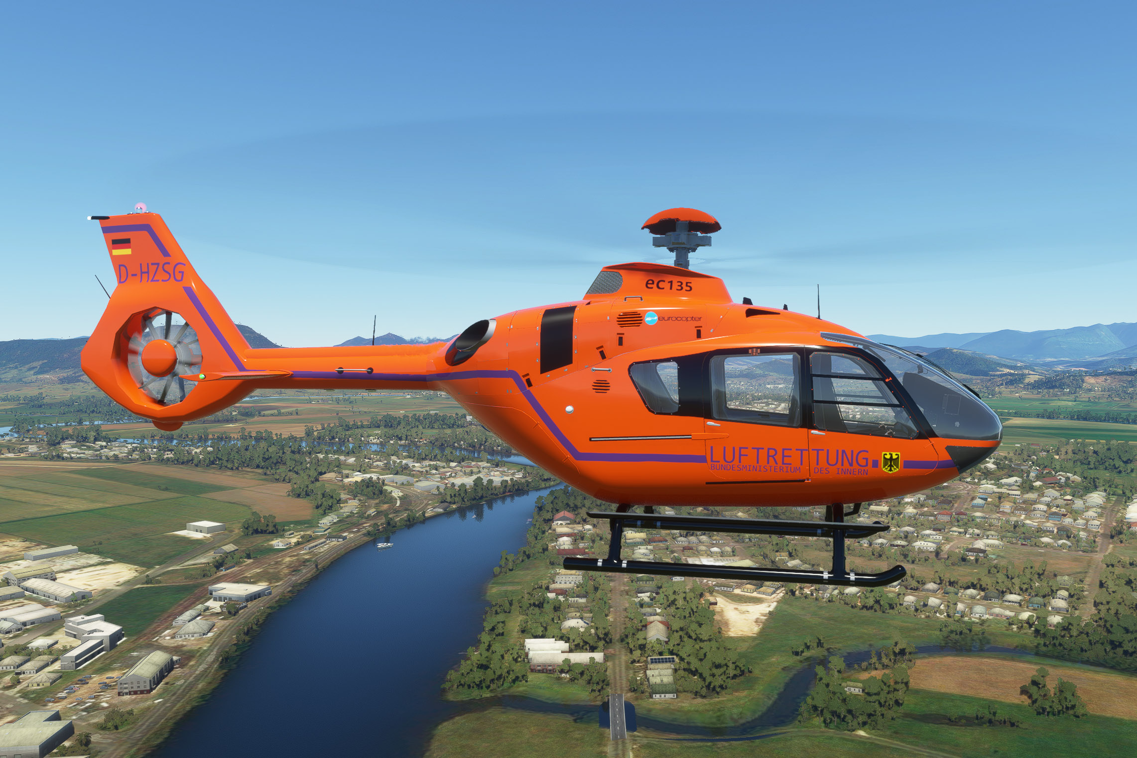 EC 135 Christoph 13 Federal Ministry of the Interior Rescue Heli - Image 1