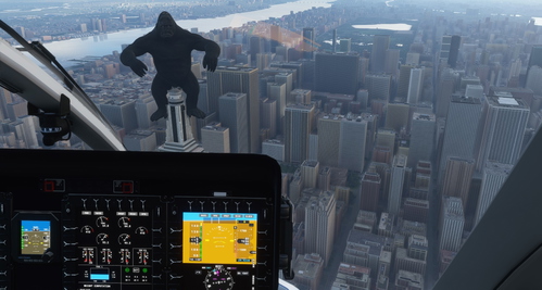 BeeKay animated King-Kong on the Empire State Building