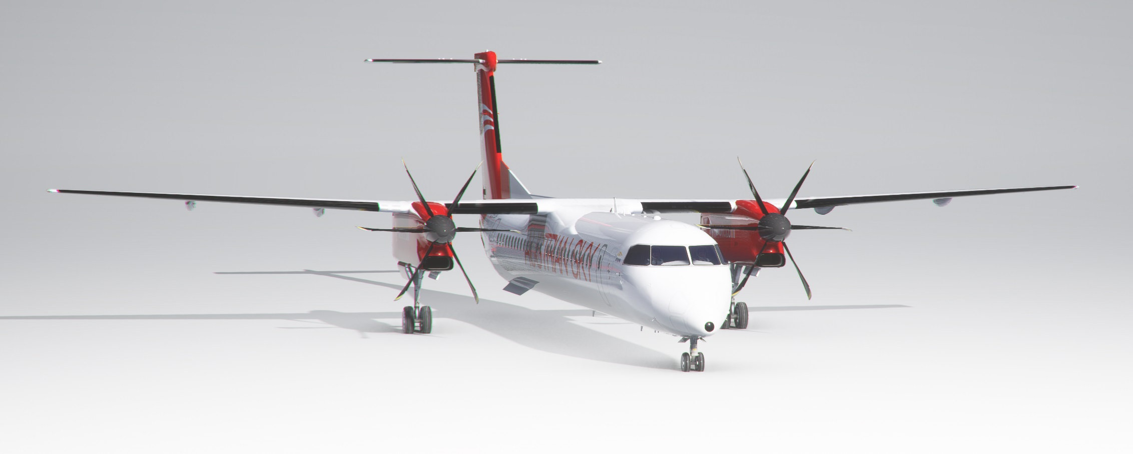 FLYWOH Dash-8-Q400 Austrian Sky - Image 2
