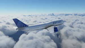 United Airlines Boeing 747 (Mirrored) - 8K thumbnail 5