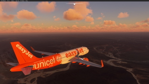 FBW A32NX EasyJET,RG2, BluePanorama All in one pack thumbnail 4