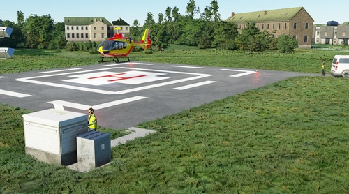 Helipad - Sélestat hospital