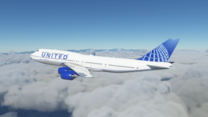 United Airlines Boeing 747 (Mirrored) - 8K thumbnail 2