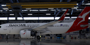 [A32NX] FlyByWire | Airbus A320neo Qantas Airways VH-EYE in 8k thumbnail 3
