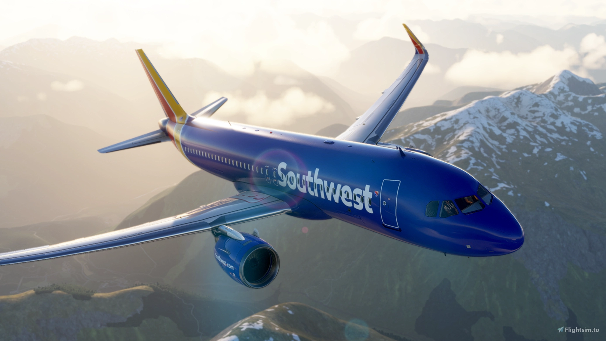 [FBW A32NX] Southwest Airlines Livery - 8K - Image 1