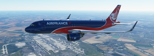 [A32NX] A320neo Air France fictitious concept livery 03