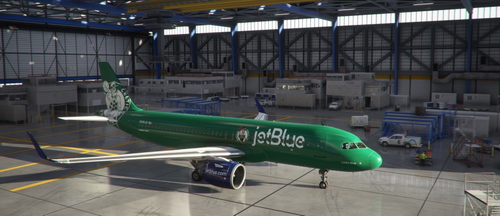 [A32NX] JetBlue "Boston Celtics" Livery