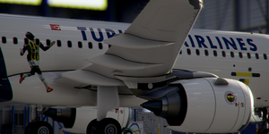 [A32NX] FlyByWire | Airbus A320neo Turkish TK-FNB Special in 4k Livery thumbnail 5