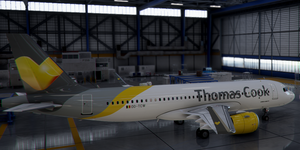[A32NX] Airbus A320neo Thomas Cook OO-TCW in 8k thumbnail 5