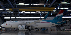 [A32NX] FlyByWire | Airbus A320neo Luxair LX-LAB in 8k thumbnail 2