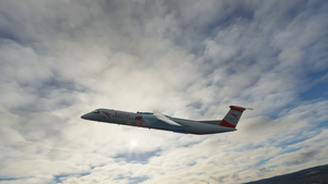 Austrian Dash 8 Q400 (Old livery) thumbnail 2