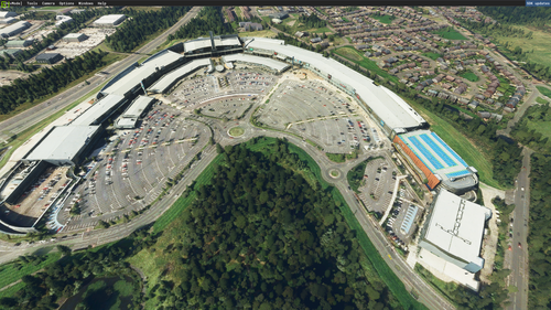 Glasgow Fort Retail Park just outside of Glasgow, Scotland