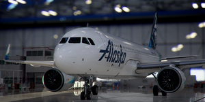 [A32NX] Airbus A320neo Alaska Airlines N362VA in 8k thumbnail 1