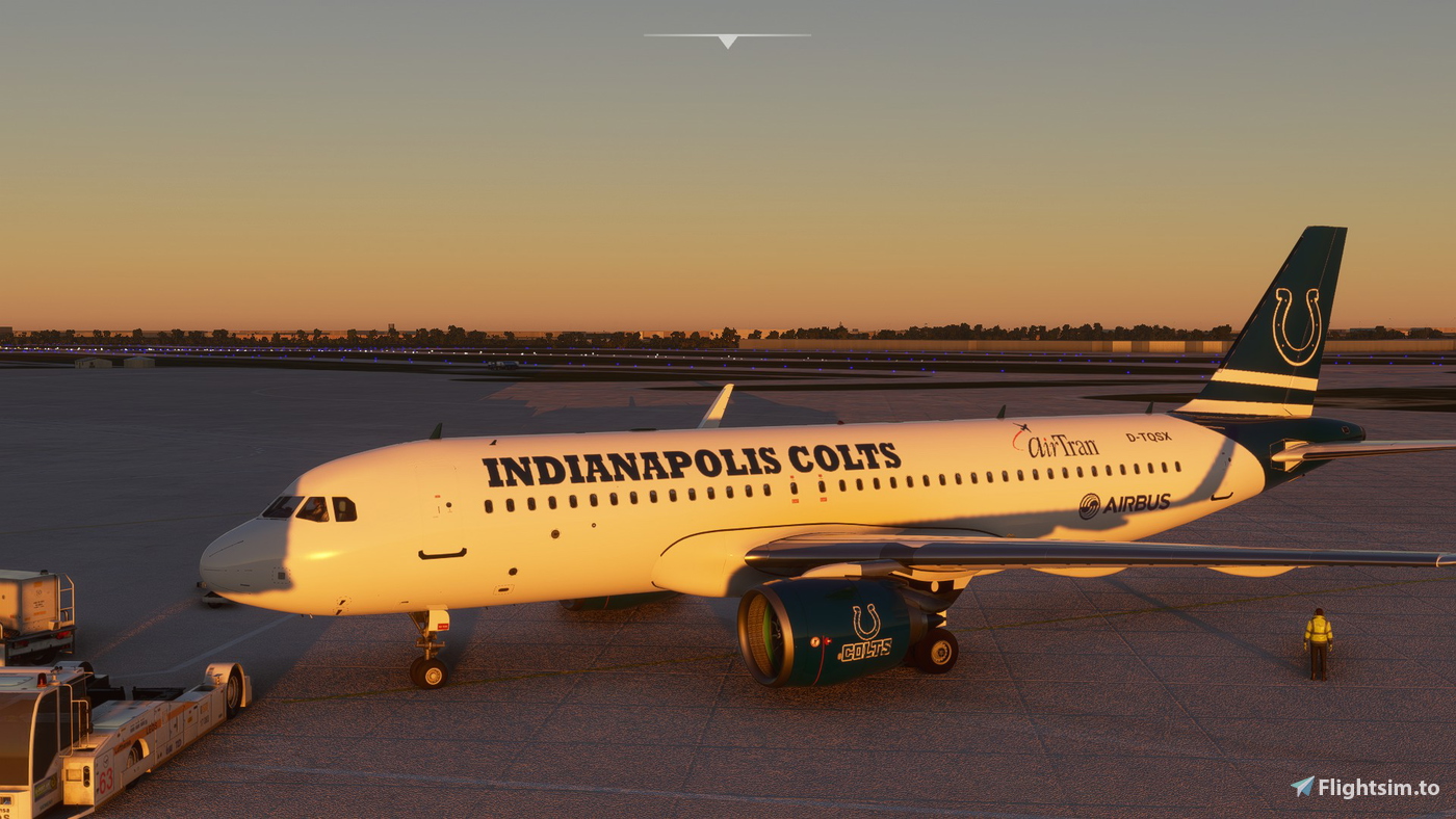 [A32NX] FlyByWire A320neo Indianapolis Colts 对于 Microsoft Flight ...