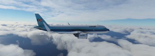 [A32NX] Conair (of Scandanavia) retro livery for FBW A320