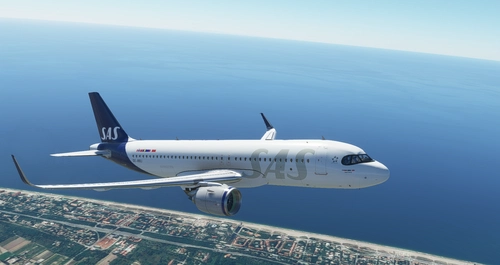[A32NX] | [8K] SAS Scandinavian Airlines New Livery (SE-ROJ) Very Detailed Clean/Dirty Version