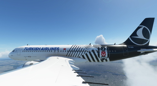 [A32NX] Airbus A320neo | 4K Turkish Airlines Beşiktaş JK Livery
