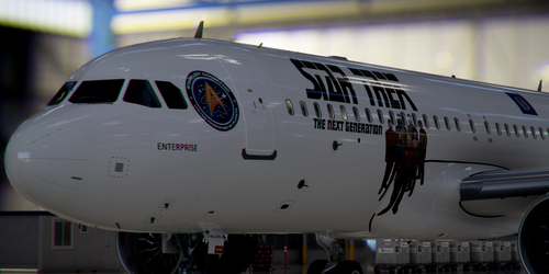[A32NX] FlyByWire | Airbus A320neo NCC-1701-D Enterprise in 4k