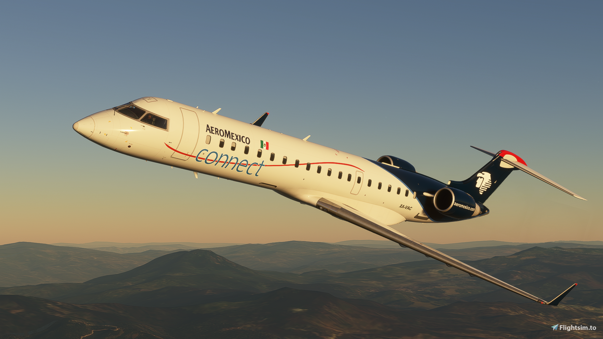 [8K] Aeromexico Connect - Aerosoft CRJ 700 - Image 1