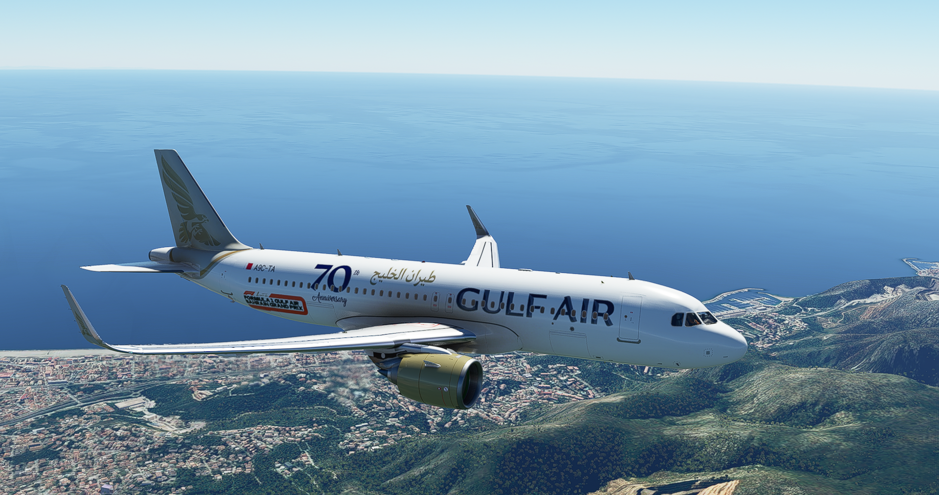 [A32NX] | [8K] Gulf Air (A9C-TA) Very Detailed Clean/Dirty Version - Image 1