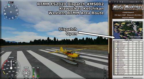 RTMM Dispatch MS002-Klawock to Ketchikan