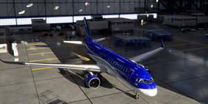 [A32NX] FlyByWire | Airbus A320neo Azerbaijan Airlines 4KAZ83 in 8k Livery thumbnail 3