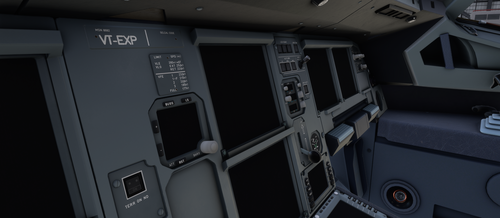 [A32NX] [8K] Asobo/FBW Airbus A320neo Air India Livery VT-EXP (Mugz) | Tail registration