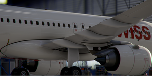 [A32NX] FlyByWire | Airbus A320neo SWISS HB-JLT - CROME / 8k thumbnail 5
