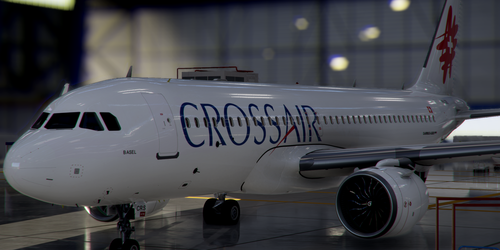 [A32NX] FlyByWire | Airbus A320neo Crossair HB-CRS | 8K Livery