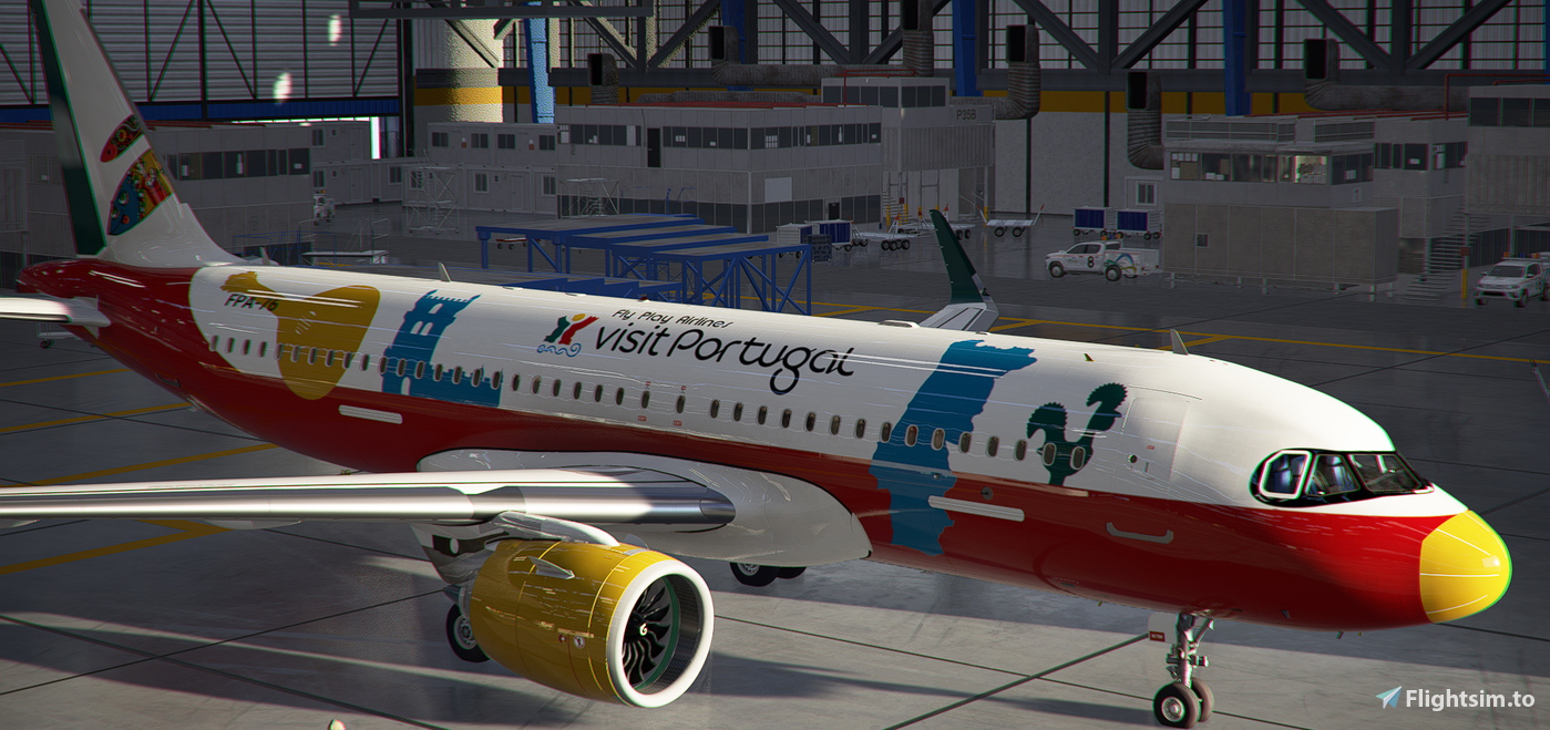 [A32NX] Fly Play Airlines Base VA livery - VISIT PORTUGAL pro Microsoft ...