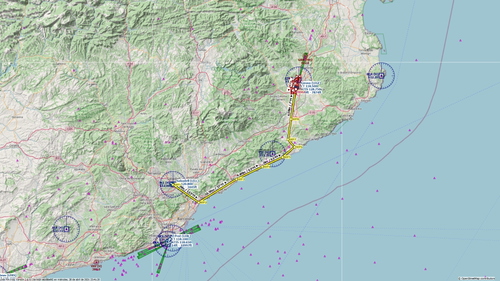 Flight Plan VFR LELL- LEGE | Sabadell | Girona
