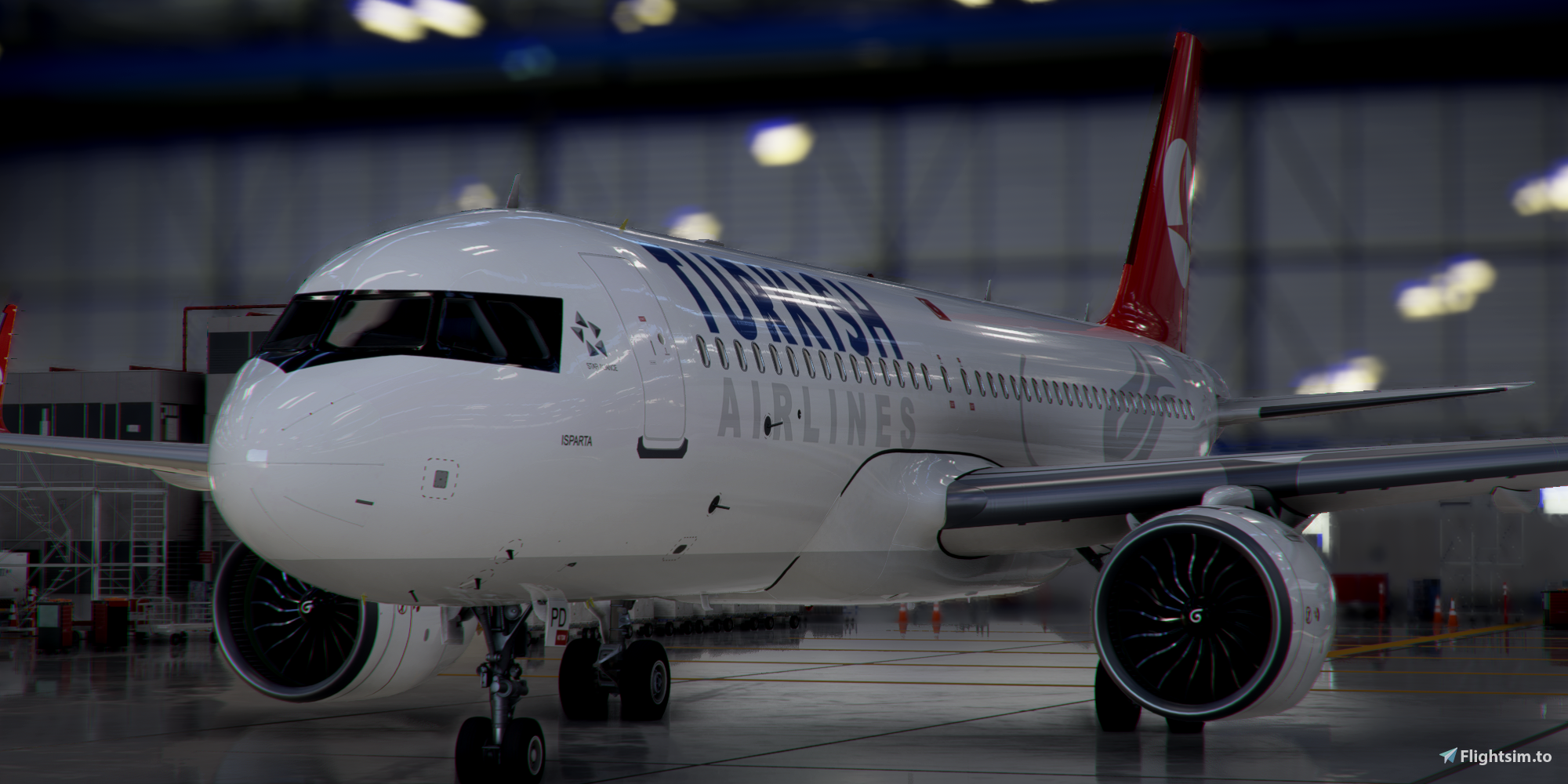 [A32NX] FlyByWire | Airbus A320neo Turkisch Airlines TC-JPD Special-Mask in 8k - Image 1