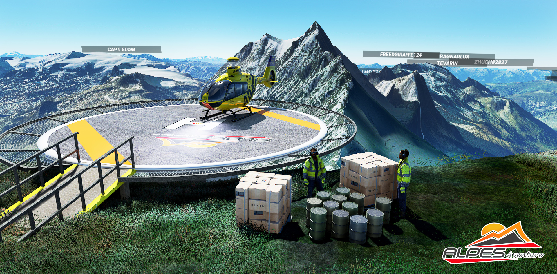 helipad in the Alps Vol. 1  Version III - Image 1