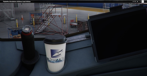 (A32NX) Israel Airlines Coffee Cups
