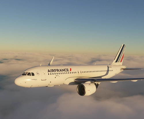 [A32NX] [FBW] AirFrance [10K] No Text Mirroring With Coffee Cup