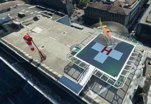 Heliport - CHU Pitié Salpêtrière - Charles Foix , PARIS , FRANCE LF99   thumbnail 2