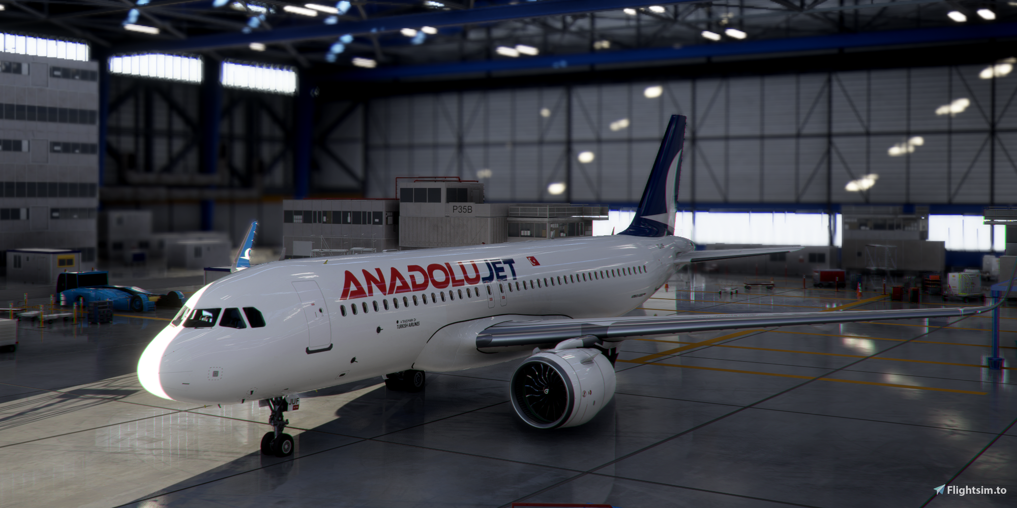 [A32NX] FlyByWire | Airbus A320neo AnadoluJet TC-JUF in 8k Livery - Image 1