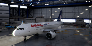 [A32NX] FlyByWire | Airbus A320neo AnadoluJet TC-JUF in 8k Livery thumbnail 1