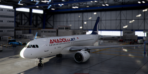 [A32NX] FlyByWire | Airbus A320neo AnadoluJet TC-JUF in 8k Livery
