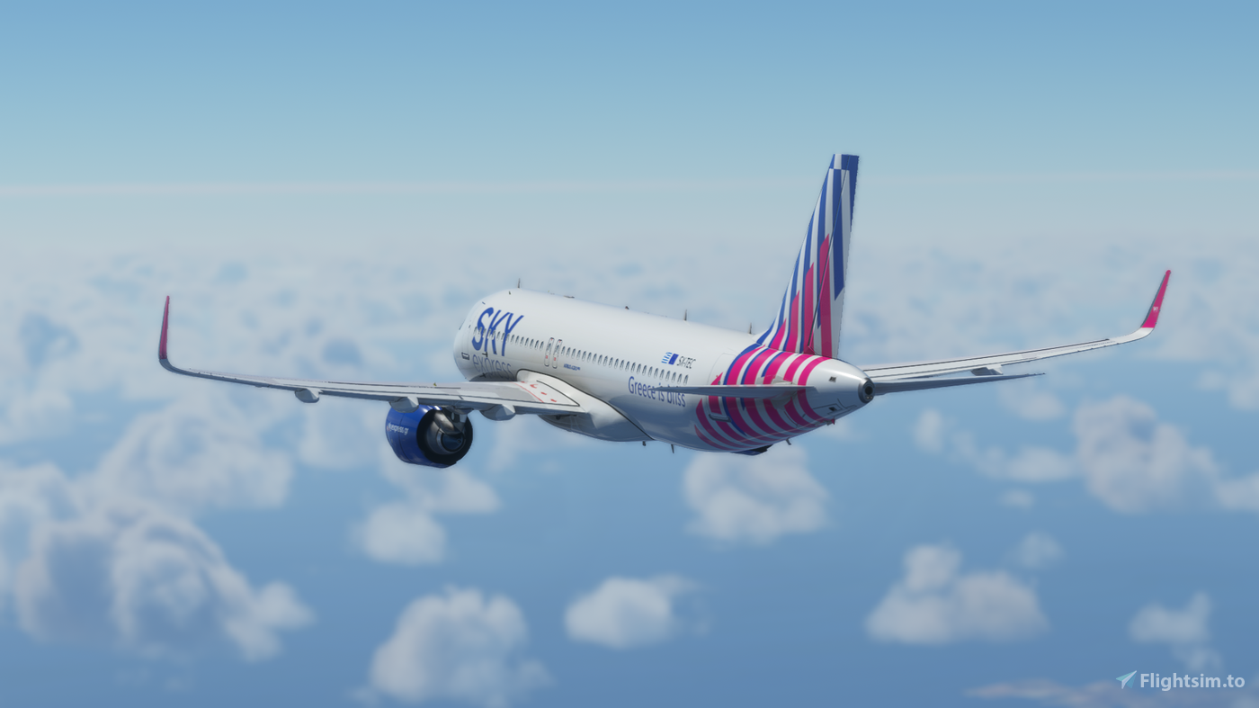 A32NX] [8K] Sky Express Airlines (SX-TEC) for Microsoft Flight