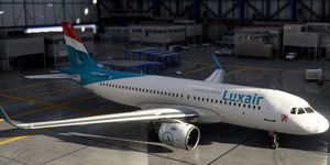 [A32NX] FlyByWire | Airbus A320neo Luxair LX-LAB in 8k thumbnail 6