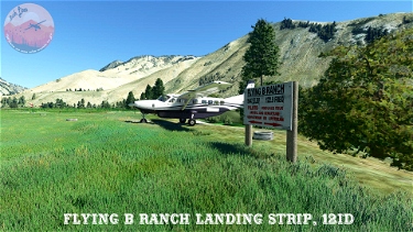 Flying B Ranch Landing Strip 12ID, Idaho, USA Microsoft Flight Simulator