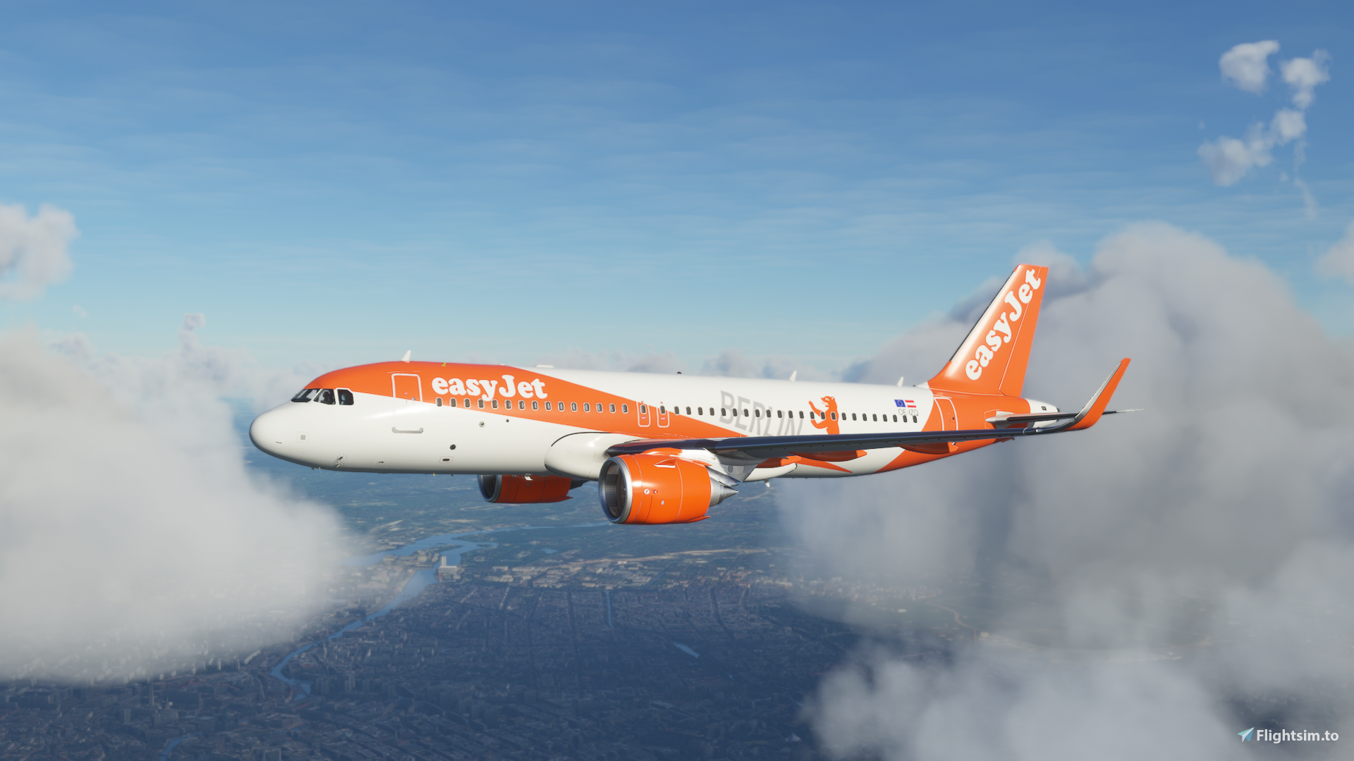 A32NX EasyJet Berlin - 8K - Image 1