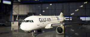 [A32NX] | [8K] Gulf Air (A9C-TA) Very Detailed Clean/Dirty Version thumbnail 4