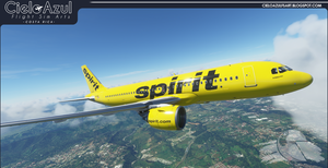 [A32NX] Spirit Airlines | Package | FlyByWire Airbus A320neo (8K) thumbnail 4