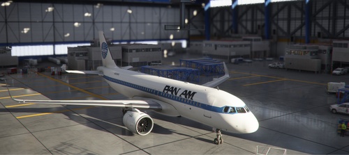 [A32NX] Pan Am Livery [8K]