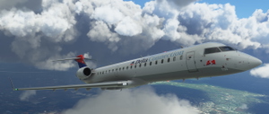 Aerosoft Bombardier CRJ-700 Delta Connection ASA "Colors in Motion" thumbnail 2