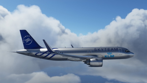 [A32NX] KLM Skyteam silver livery 8K thumbnail 8
