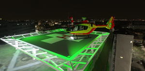Heliport - CHU Pitié Salpêtrière - Charles Foix , PARIS , FRANCE LF99   thumbnail 1